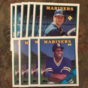 Tops Baseball Mariners Vintage Folders